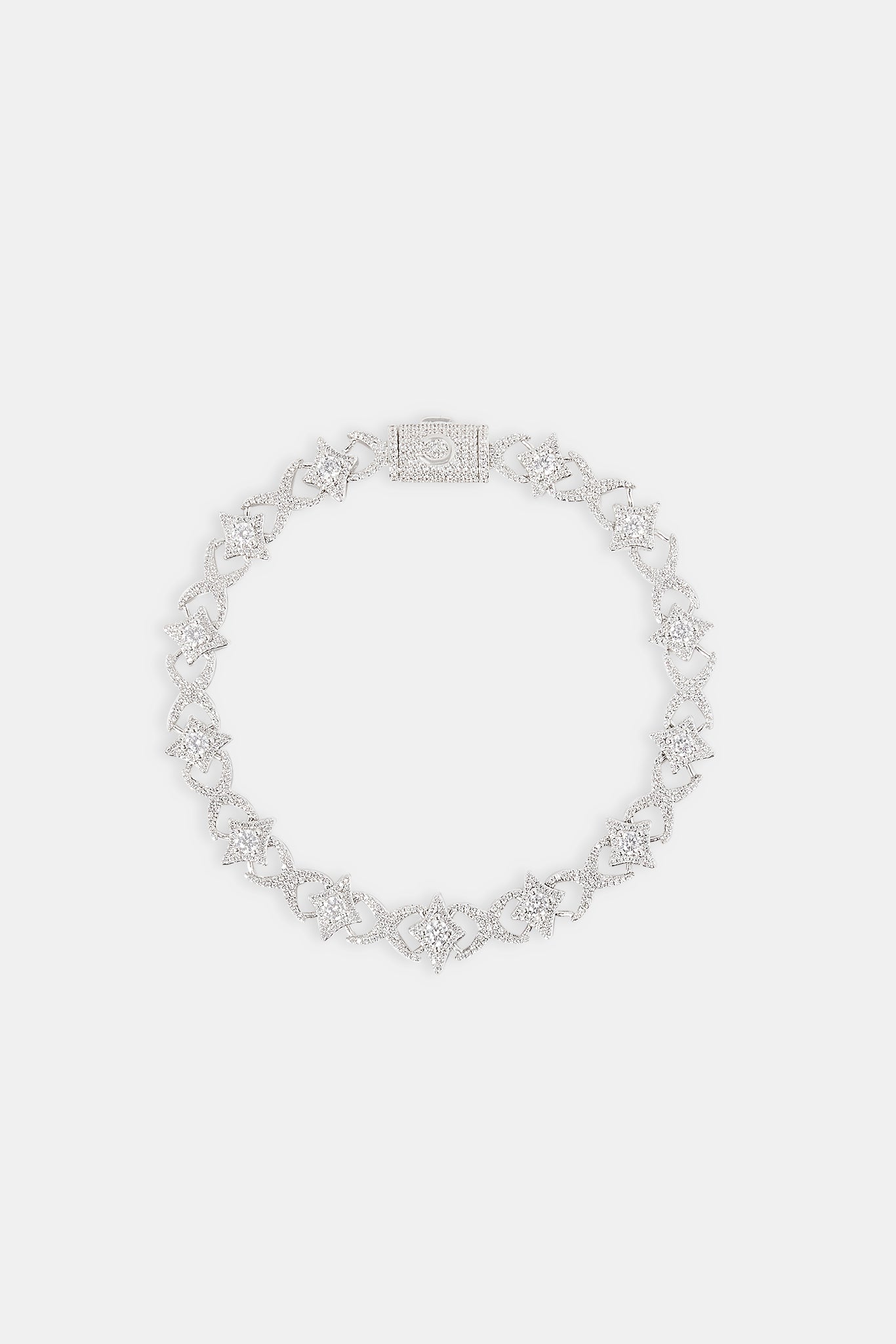 Iced Star Infinity Gliederarmband – 8 mm